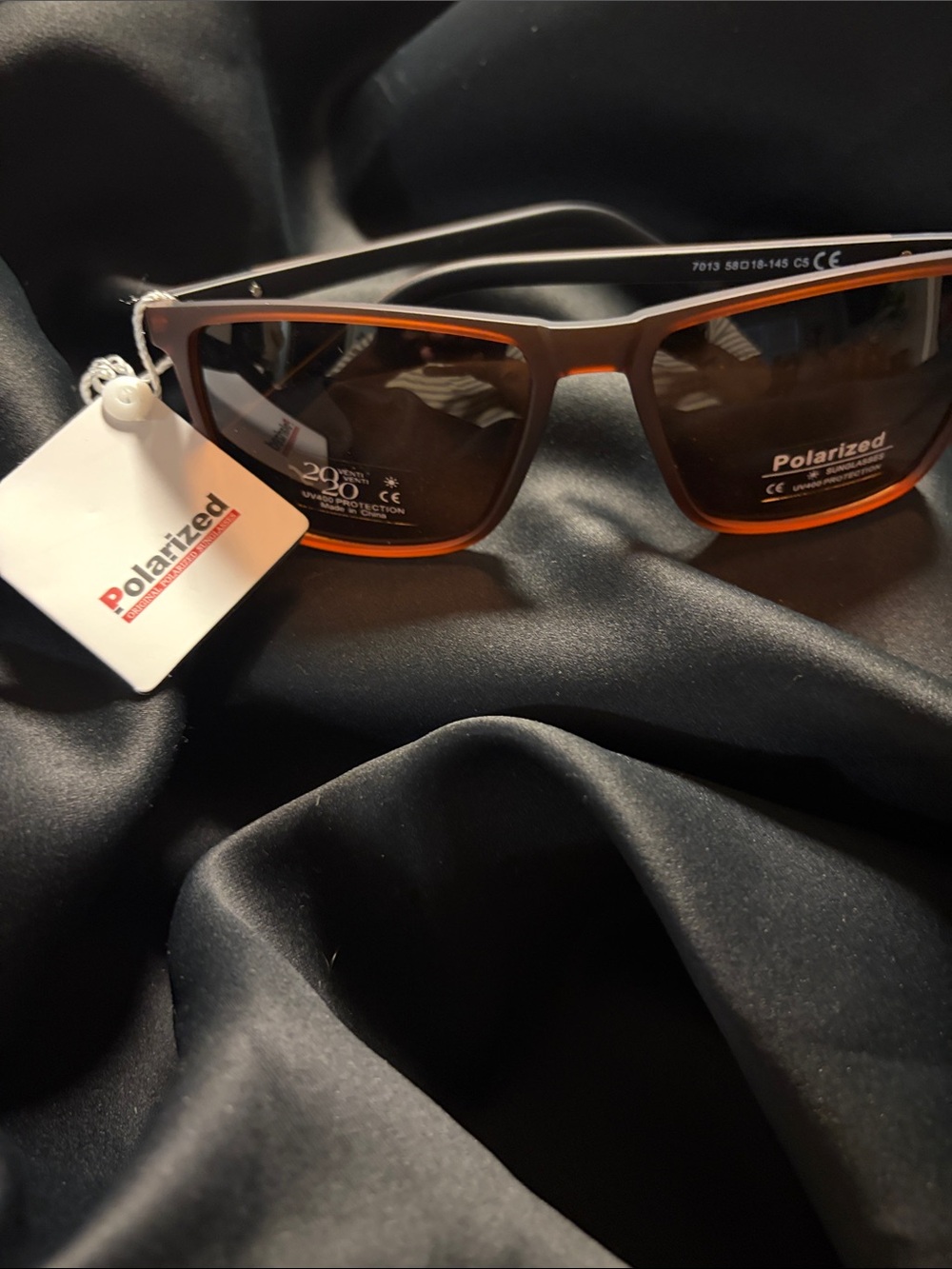 Men's Polarized Sunglasses in Brown/Black